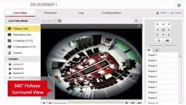 Hikvision 6 MP IR Fisheye Camera