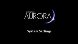 Keyscan Aurora - System Setting for System Maintenance, Adding & Editing System Users