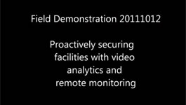 Proactive Security for Construction Site using Video Analytics and Remote Monitoring