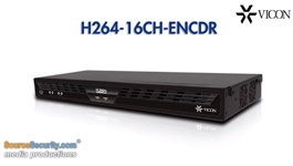 NVR Solution with Vicon's 16 Channel Video Encoder that Integrates 16 Analog Cameras with ViconNet vms