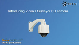 Vicon Surveyor 1080p/720p PTZ IP Dome Cameras with Open Platform Solutions