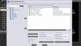How to use ViconNet 7 VMS recording management feature