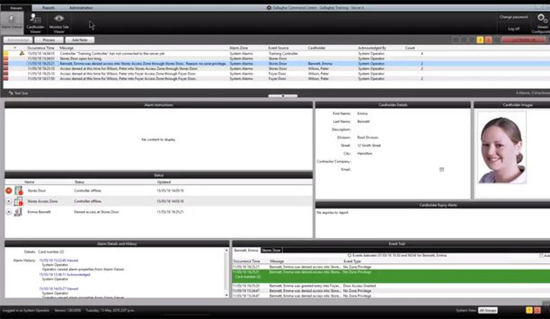 Command Centre: the alarm viewer by Gallagher Security