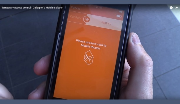 Gallagher Mobile Solution – Easy and seamless temporary access control management