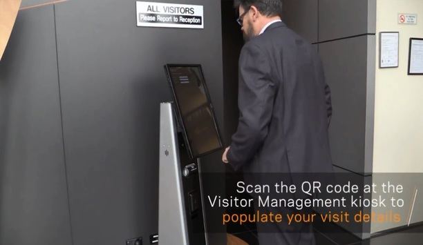 Gallagher Visitor Management Kiosk integrates with barcode scanners