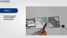 Vanderbilt GMXPO seismic detector mounting plate installation