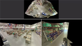 Optera Panoramic camera 270 degree demonstration for warehouse security