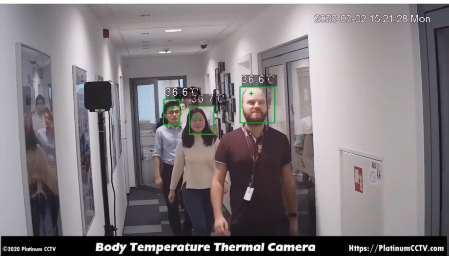 Platinum CCTV launches PT-BF5421-T temperature sensing thermal camera for fever detection
