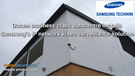 Samsung IP Network Cameras with Varifocal Lens & IR LED's to Secure Datum Data Center