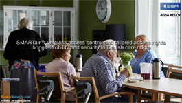 SMARTair™ wireless access control brings flexibility & security to Danish care home