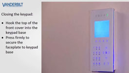 Vanderbilt SPCK520 / 521 keypad installation