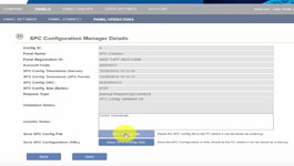 Vanderbilt SPC: How to store and backup configuration file