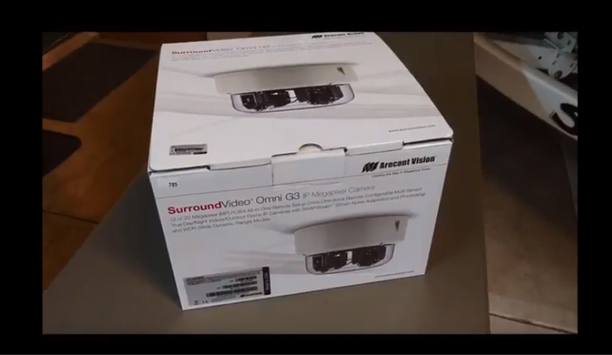 Arecont Vision SurroundVideo Omni G3 - out of the box