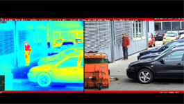 MOBOTIX thermal cameras fire detection demonstration