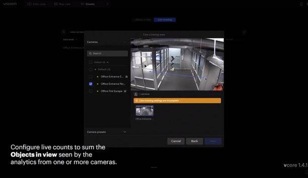 Vaion adds object counting to the vcore update to enhance vehicle, people and object detection